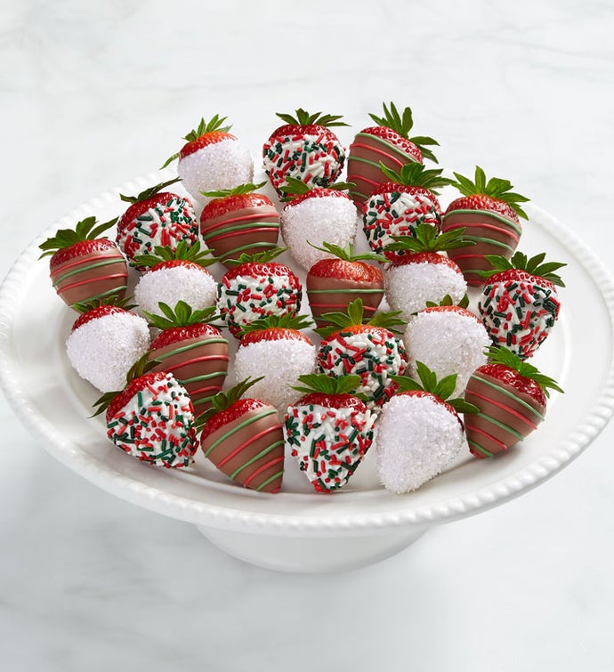 Gourmet Christmas Dipped Strawberries™
